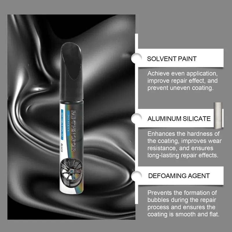 🔥Hot Sale 49% off🌟🖊️ Wheel Scratch Repair Pen 3‑Pack, Alloy Rim Curb Rash Touch‑Up Paint Pen, Quick DIY Wheel Scratch Remover